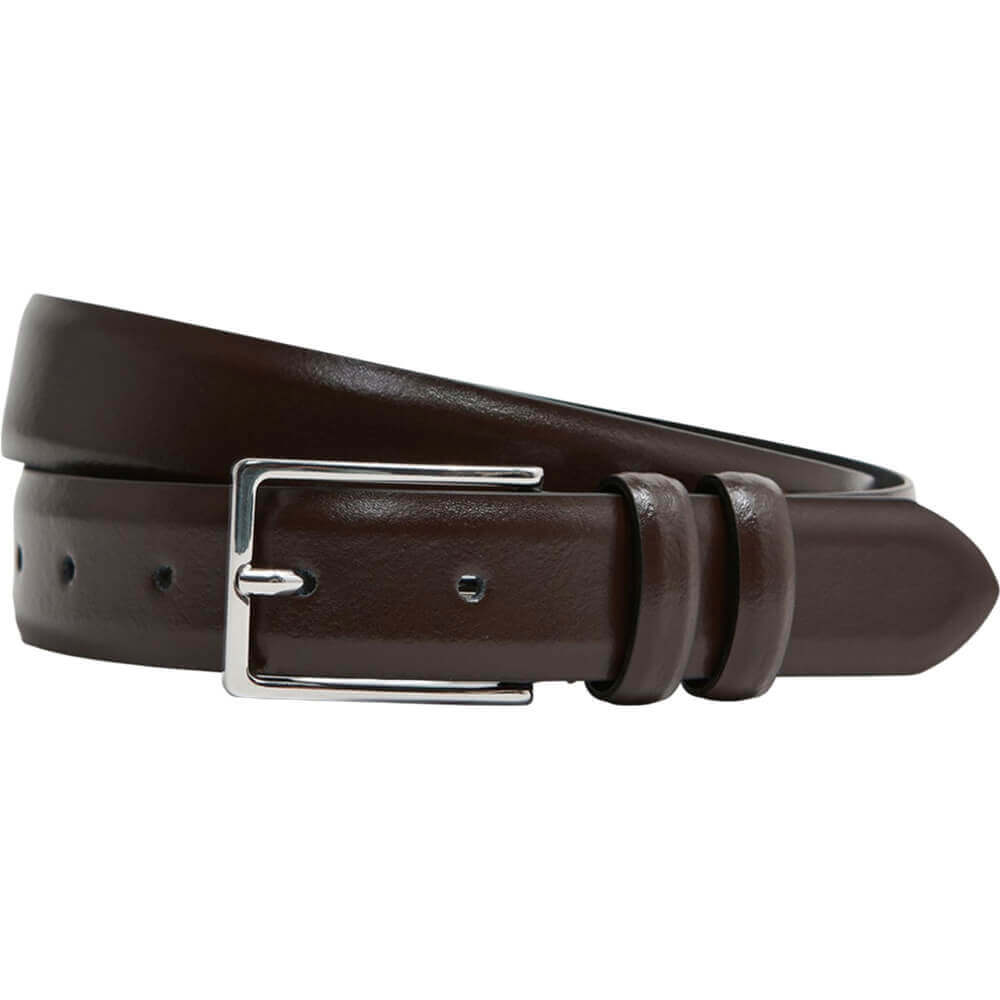 REISS DANTE Smooth Leather Belt